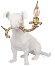 Интерьерная настольная лампа Dog 10312 White купить с доставкой по России