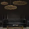 Подвесной светильник Cloud 10247/550 Gold в Москве - фото в интерьере (миниатюра)